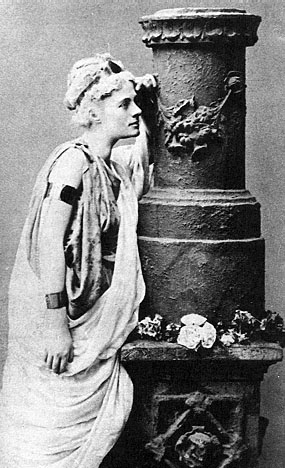 Jane Ellen Harrison as Euripides' Alcestis